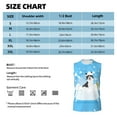 thumbnail image 6 of Fotbe Men's Collie in Bathtub Print Men's Sleeveless Muscle Tank Tops Casual T-Shirts for Gym Workout Beach-Small, 6 of 8