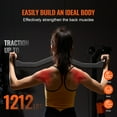 thumbnail image 3 of KFFKFF LAT Pulldown Accessory, Gym Cable Machine Row V-bar, Tricep Down Bar, Back Muscle Enhancement Rubber Grip, Bicep and Tricep Lat Bar for Home Fitness, 3 of 9