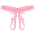 thumbnail image 2 of Crotchless Panties for Women Lace Underpants Open Crotch Panties Low Waist Briefs Underwear, 2 of 2