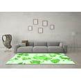 thumbnail image 3 of Ahgly Company Indoor Rectangle Abstract Green Modern Area Rugs, 7' x 10', 3 of 4