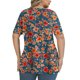 thumbnail image 4 of Tops de Manga Corta de Tamaño Más de las Mujeres, Blusas de Cuello en V Impresas de Verano de Moda para Uso Casual, Diario Y de Fiesta, 4 of 7