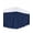 Navy Blue, variant on Navy Blue Bed Skirt Queen Size, Modern Pure Navy Blue Wrap Around Bed Skirting with Adjustable Elastic Strap, Dust Ruffle Pleated Bedskirts 16 Inch Drop for Bedroom Queen Beds