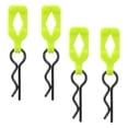 thumbnail image 2 of 4 Uds. Pinzas metálicas para carrocería de telemando para modelo de telemando 1:10, accesorios de repuesto Verde CUTICAT Clips de carcasa de coche RC, 2 of 6