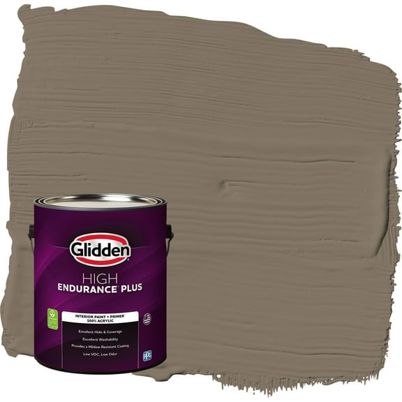 Glidden HEP Clam Shell / Beige Semi-Gloss Interior Paint with Primer, 1 Gallon