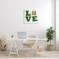 thumbnail image 2 of Stupell St Patrick's Day Clover Love Symbol Holiday Painting Gallery Wrapped Canvas Print Wall Art, 2 of 7