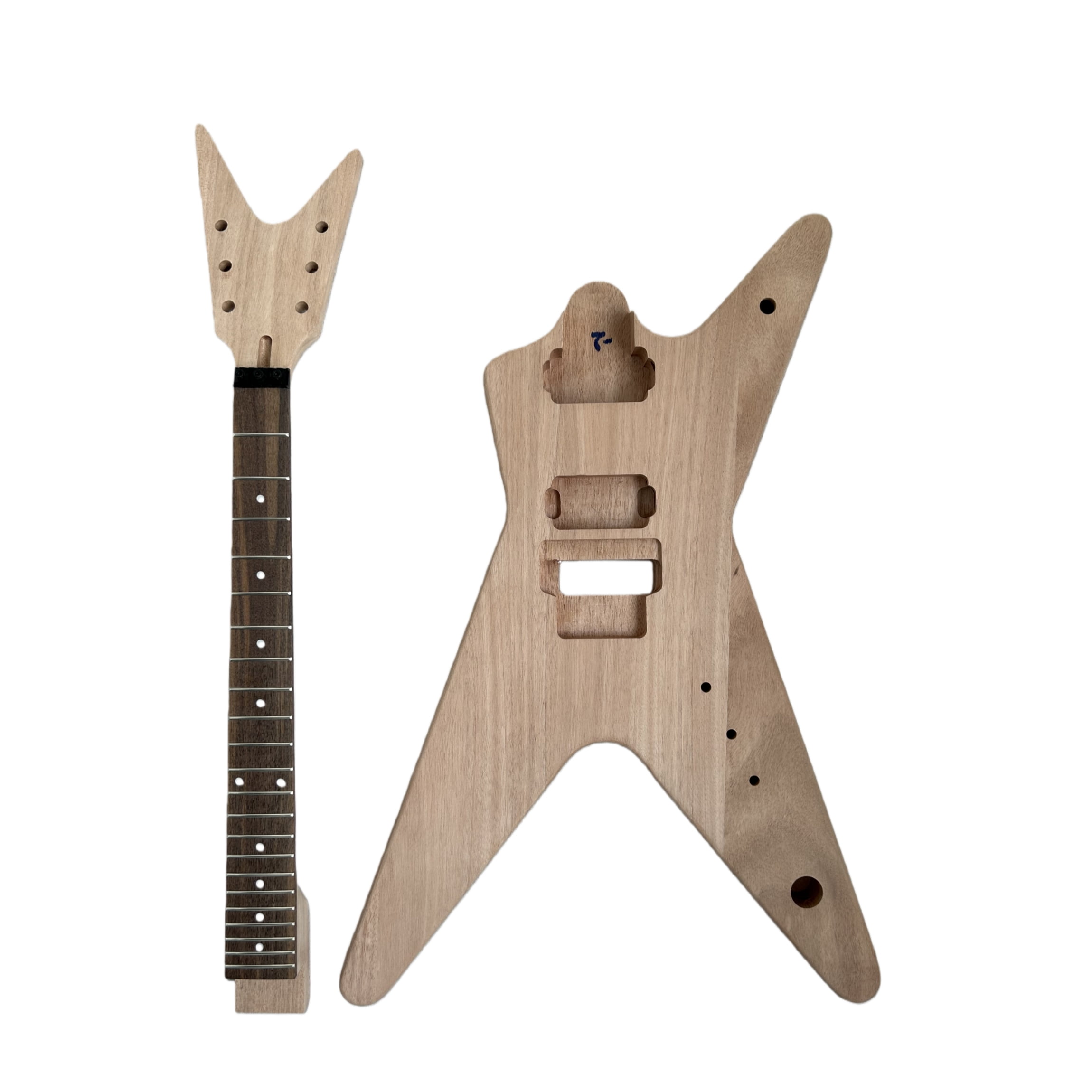 DIY Electric Guitar Kit  ML-Style Mahogany Body Rosewood Fretboard Maverick