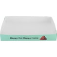 thumbnail image 3 of SHISUYAN Disposable Cat Litter Box Portable Paper Litter Box Leakproof Cat Litter Box Trays With Splash Guard For Cats Kittens Small Pets Animals, 3 of 8