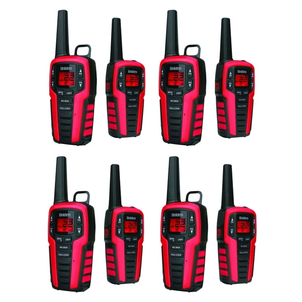8 Pack Uniden SX3272CK 32Mile 2Way FRS/GMRS Radios