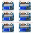thumbnail image 2 of Display Buck Boost Converter, Subscriber Board DC 5.5-30V 12v to DC 0.5-30V 5v 24v Constant Current Adjustable Voltage Step-down Voltage Regulator 3A 35W Power Supply Module, 2 of 5