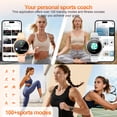thumbnail image 5 of IOWODO Smart Watch for Women Men, Bluetooth Calling Fitness Tracker, 1.26" Touch Screen, 100+ Sport Modes, Message Notifications, Compatible with Android iPhone (Sliver), 5 of 9
