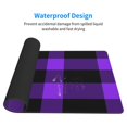 thumbnail image 4 of Balery Purple Buffalo Plaid Mouse Pad ,15.8x29.5 In Large Gaming Mouse Pad Desk Mat Long Non-Slip Rubber Stitched Edges,Waterproof Mousepad Desk Mat For Gamer Office Home, 4 of 9