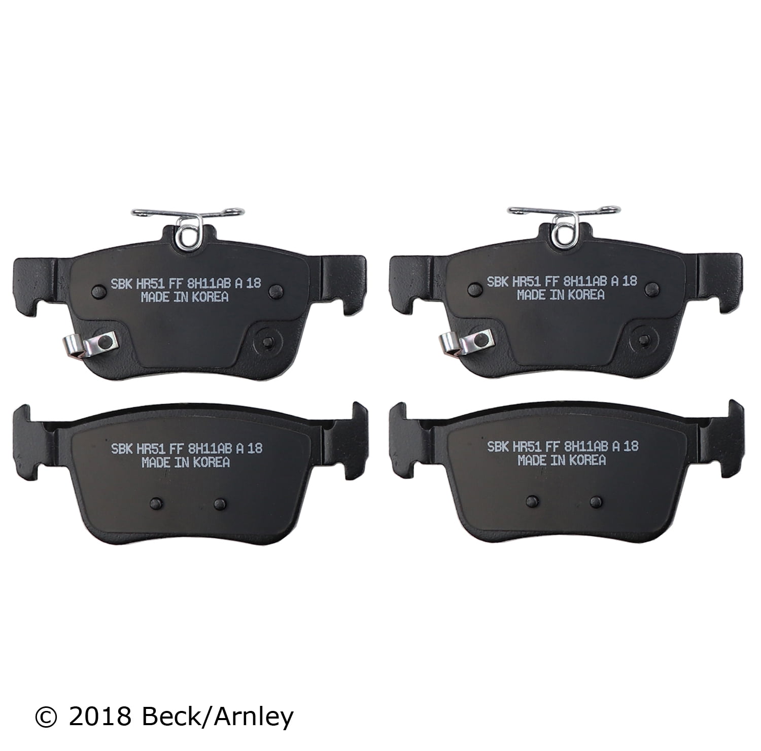 OE BRAKE PADS Fits 201816 HON Civic Rear