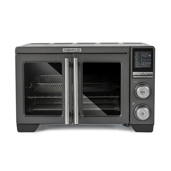 Horno freidora de aire con puerta francesa y encimera Calphalon® Performance, horno tostador de convección 11 en 1