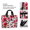 thumbnail image 4 of FORMRS 16" Laptop Sleeve Bag Carrying Case with Handle Travel Shoulder Briefcase, Pink and Red Flowers, 4 of 8