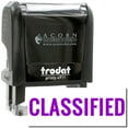 thumbnail image 1 of Self-Inking Classified Stamp, Trodat Printy 4911, Press and Print Stamping, Impression Size 5/8" x 1-1/2", Up to 10,000 Impressions - Purple Ink, 1 of 10
