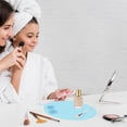 thumbnail image 3 of Beauty Silicone Makeup Mat Makeup Brush Storage Mat Desktop Organization Foldable Makeup Brush Cleaning Mat Silicone Makeup Tool Mat Portable Makeup Cleaning Mat, 3 of 7