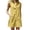 Yellow, variant on Zynoxe Womens Cotton Linen Dresses Casual Lapel Sleveless Button Down Mini Dresses Summer Breathable Peasant Gauze Lounge Beach Dresses with Pockets Light Blue S