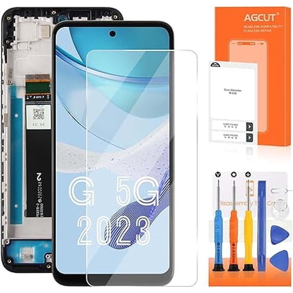 INCELL for Moto G 5G 2023 Screen Replacement for Moto G 5G 2023 LCD Display XT2313 XT2313-6 LCD Digitizer Touch Screen Assembly Repair Part with Frame