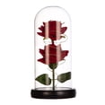 thumbnail image 4 of Regalo de flor de rosa de cristal con luces, regalo del día de San Valentín para ella, decoración del día de San Valentín, lámpara de mesa flor de, 4 of 9