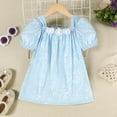 thumbnail image 6 of MEZZALL Toddler Girls Short Sleeve Holiday Party Floral Dress Dance Dresses Clothes Cute Sundress, 6 of 9