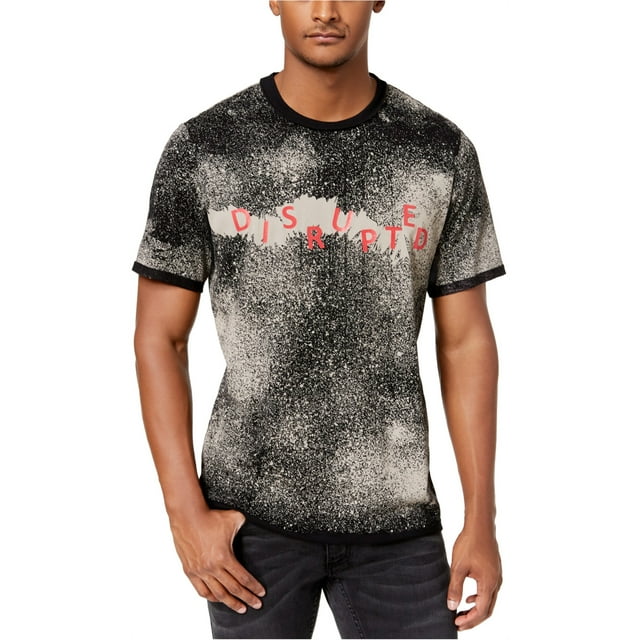 INC Disrupted Graphic playera para hombre, negro, XXL