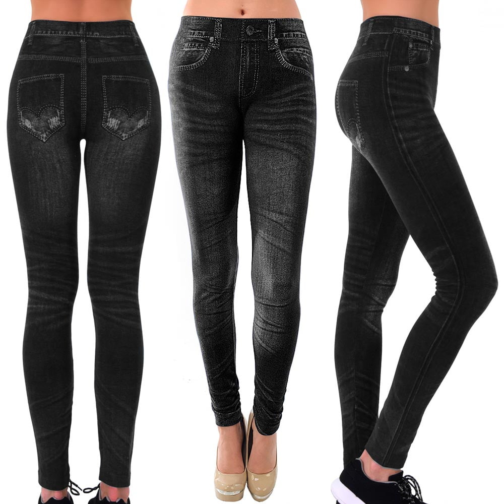 buy black jeggings