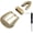 Antique Brass, variant on Belt Buckle Set, 3-Piece Antique Finish, 30mm Width, Engraved Metal Floral Design HRBK QCB14 (Antique Silver)
