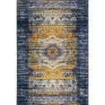 thumbnail image 1 of Amer Rug MAN342606 2 ft. 6 in. x 6 ft. Manhattan 34 Power-Loomed Runner Rug - Navy, 1 of 1