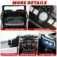 thumbnail image 5 of iRerts 12V Electric Ride on UTV, Powered Ride on Cars with Parent Remote Control, LED Lights, Music Player, Front Shock Absorbers, Ride on Toys for Kids Boys Girls Ages 3-4, Black, 5 of 8