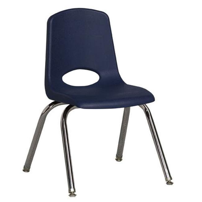 Early Childhood Resource ELR0194NVG 14 in. School Stack Chair with