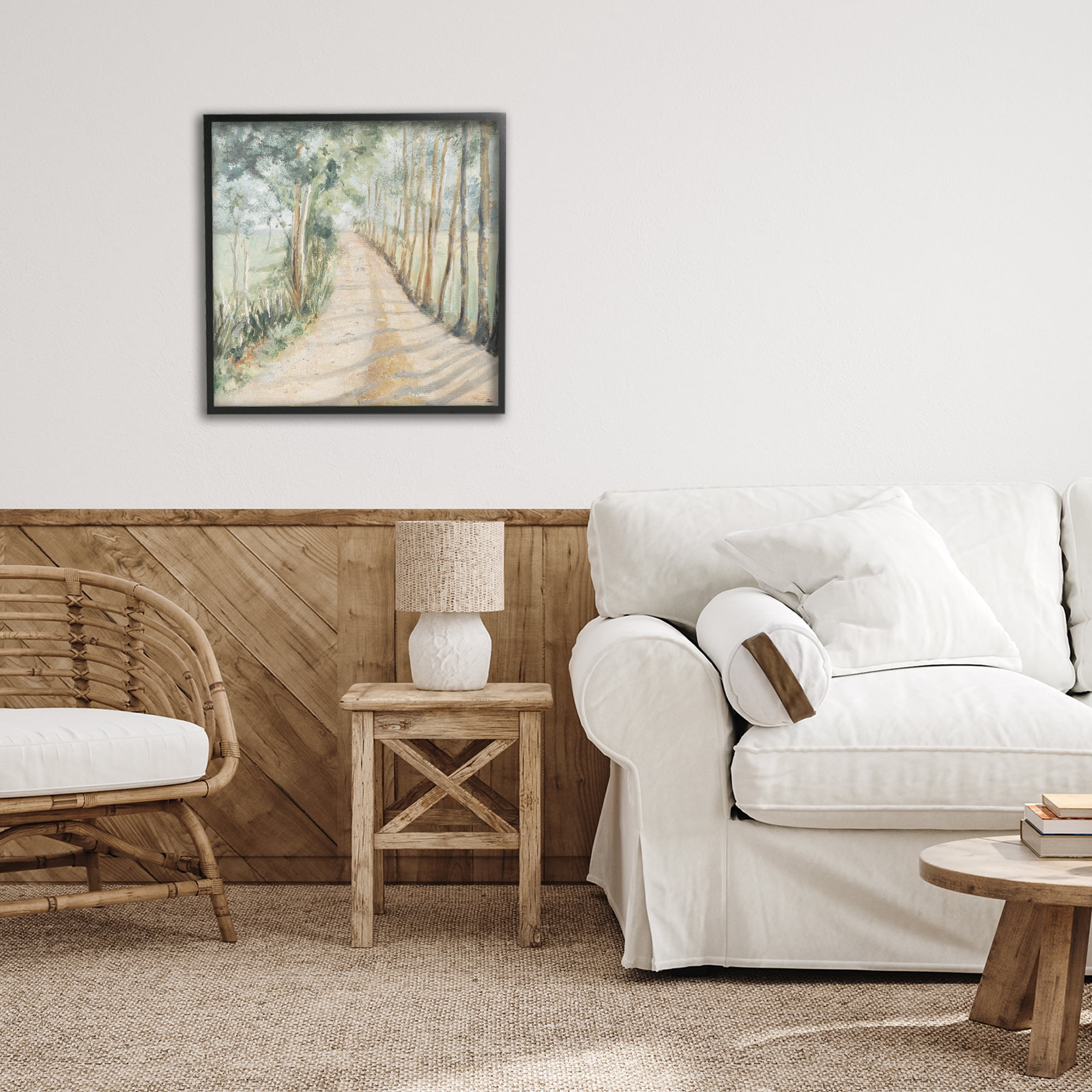 Stupell Industries Camino A Casa Pathway Black Framed Giclee Art, design by Patricia Pinto