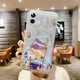 thumbnail image 5 of Funda de teléfono suave de lujo con diseño de dibujos animados de Snoopy, el amigo de Charlie Brown y Peanut para iPhone 11, 12, 13, 14 y 15 Pro Max con carcasa de diamante, 5 of 5