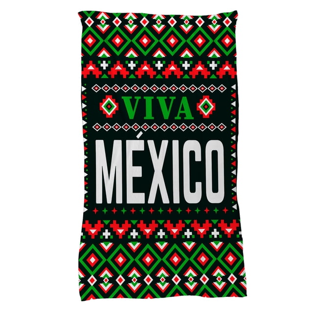 Cobija Manta Frazada Diseño de Viva México Fiestas Patrias Ultra Suave y Ligera