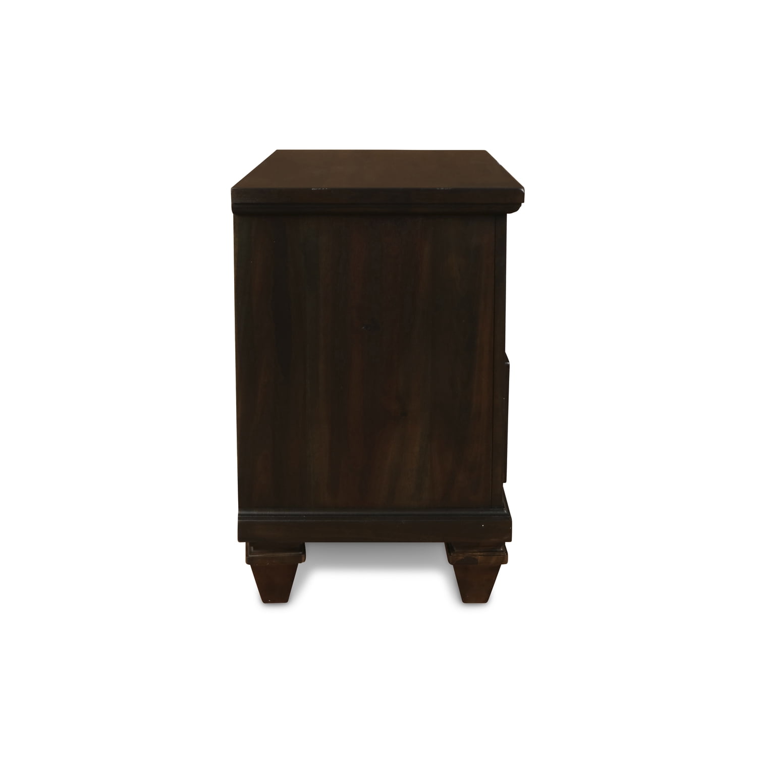 New Classic Furniture Sevilla 2-Drawer Wood Nightstand in Walnut