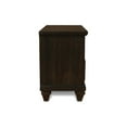 thumbnail image 4 of New Classic Furniture Sevilla 2-Drawer Wood Nightstand in Walnut, 4 of 9