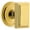 Lifetime Brass, variant on Grandeur Circar_Sd_Na_Cs Carre Solid Brass Non-Turning One-Sided Dummy Door Knob - Bronze