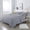 Silver, variant on 3Pcs Comforter Set Alaskan king Size (132"x120") Inch,100% Egyptian Cotton 800 Thread Count 400 Fill GSM Soft & Breathable Bedding Comforter - Silver Stripe