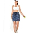 thumbnail image 6 of Little Donkey Andy Women's Athletic Skort Skirts UPF 50+ Quick Dry Golf Tennis Causal Skirt with Pockets Black Floral XL, 6 of 7