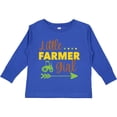 thumbnail image 3 of Inktastic Little Farmer Girl Girls Long Sleeve Toddler T-Shirt, 3 of 5