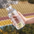 thumbnail image 5 of KCGYNP Transparent Water Bottle 1000ml Large Capacity,Unisex Plastic Sports Cup for Students,Gym,Outdoor,Easy Portable Hydration, 5 of 8
