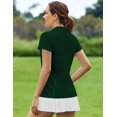 thumbnail image 4 of Pinspark Women Golf Shirts Short Sleeve Polo Lightweight Athletic Tops Tennis Shirts Activewear Shirt, 4 of 6
