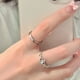 thumbnail image 3 of anillo abierto corona flash JAMW Sencillez, 3 of 5