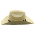 thumbnail image 3 of Keevoom Cowboy Straw Hats for Women Men Roll Brim Western Cowgirl Straw Hat Sunshade Hat, 3 of 5