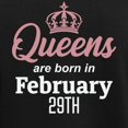 thumbnail image 3 of CafePress - Queens Are Born In February 29Th Pajamas - Women's Short Sleeve Print T-Shirt and Pants Dark Cotton Pajama Set, 3 of 7