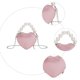 thumbnail image 3 of Moda de bolso en forma de corazón Bolso de cuerpo cruzado pequeño en forma de corazón de mano, 3 of 6