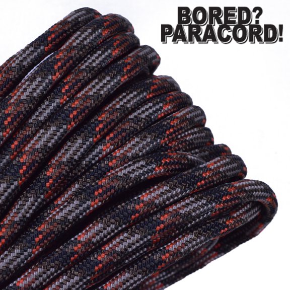 Bored Paracord Brand 550 lb Type III Paracord - Fall Camo 50 Feet