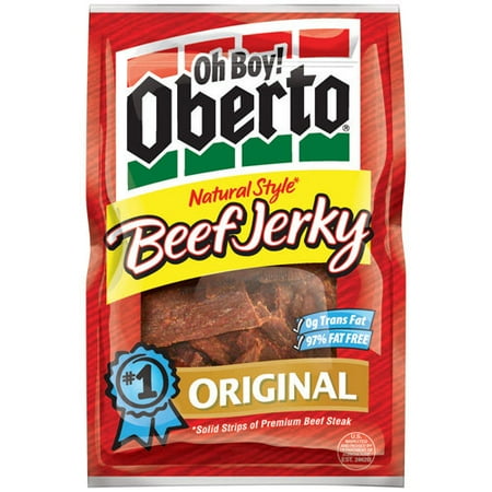 Oh Boy! Oberto #1 Original Beef Jerky, 4 oz