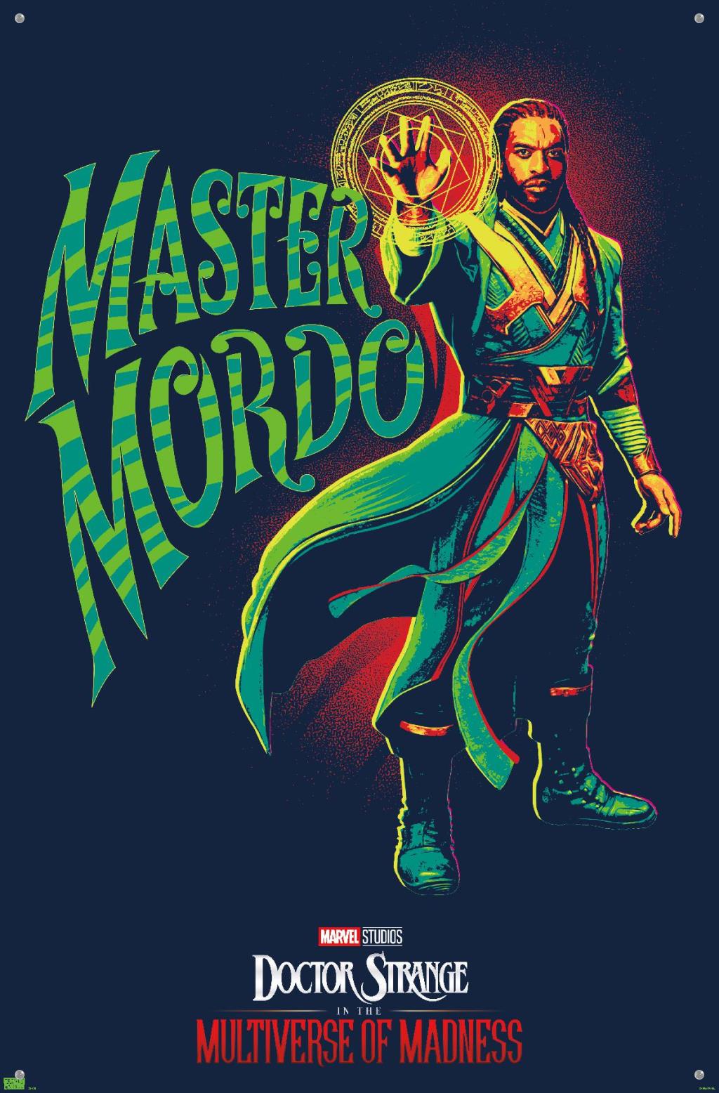 Marvel Doctor Strange in the Multiverse of Madness - Master Mordo Wall Poster with Pushpins, 22.375" x 34"