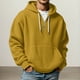 thumbnail image 1 of MHFRRA Sudadera con Capucha de Mezcla Suave con Bolsillo Frontal para Mayor Comodidad y Calidez Informal Oro, 1 of 4