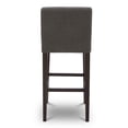 thumbnail image 6 of CHITA 30 inch Bar Stools Set of 2, Fabric in Charcoal Gray, 6 of 9